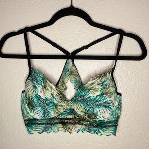PINK by Victoria’s Secret Yoga Sport Bra Tropical Theme Size Small